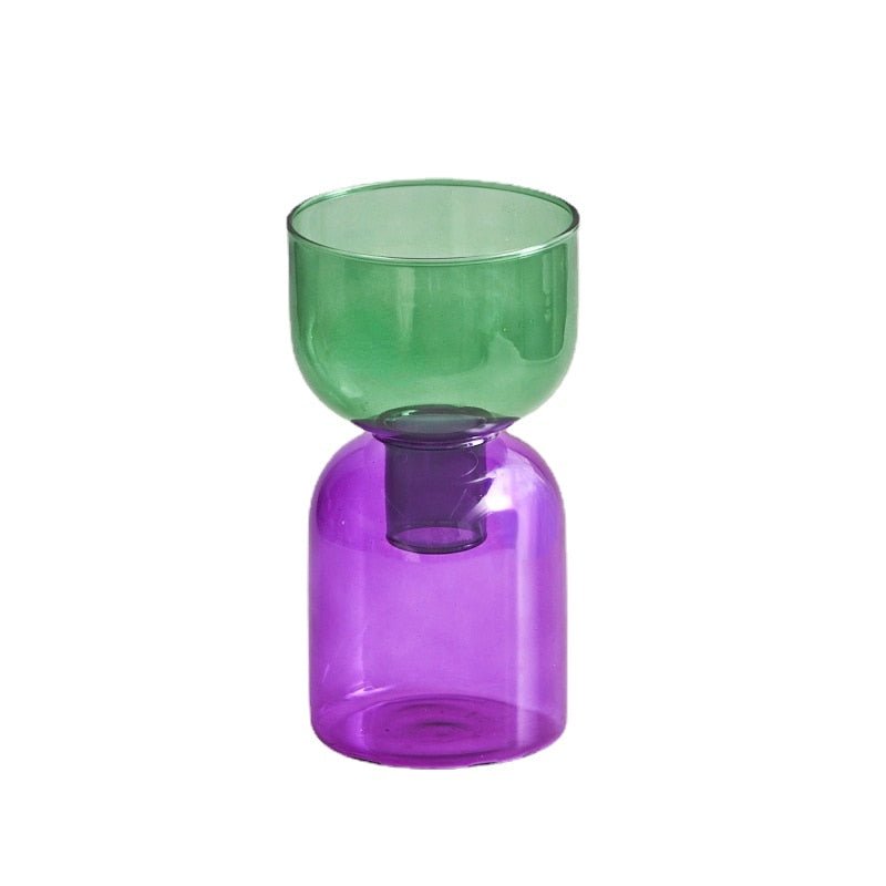 Two Piece Mini Bud Vase Terrarium Set