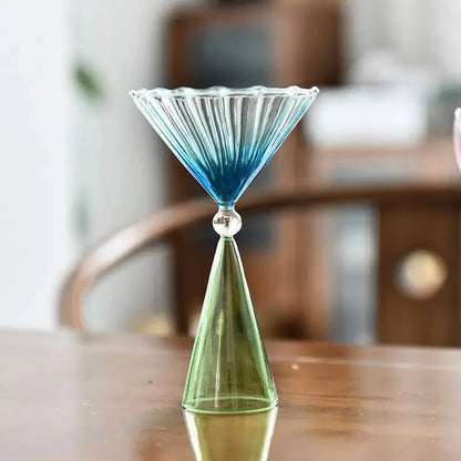 Two Tone Coloured Ripple Style Glass