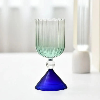 Two Tone Coloured Ripple Style Glass