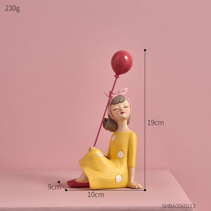 Balloon Girl Wall Decor