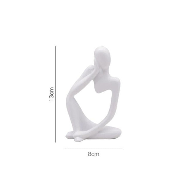 Trio Thinker Figurine