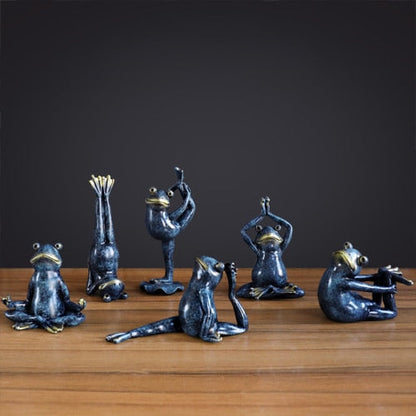 Yoga Frogs Figurines (6pcs)