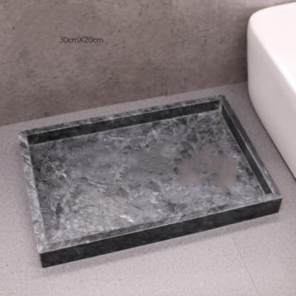 Gamela - Marble Texture Bathroom Storage Tray