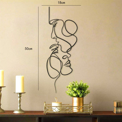 Metal True Love Wall Decor