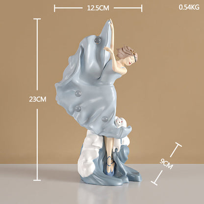 Dancing Ballet Girl Figurine