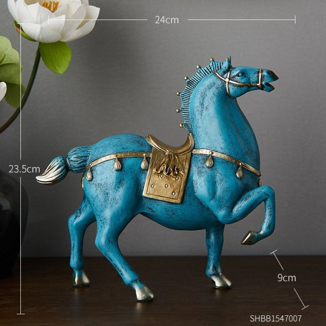 Antique Stallion Horses