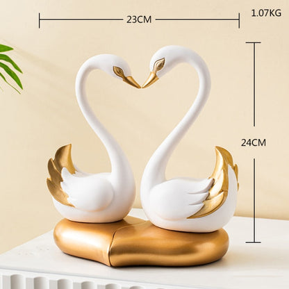 Love Swans Decorative Figurine