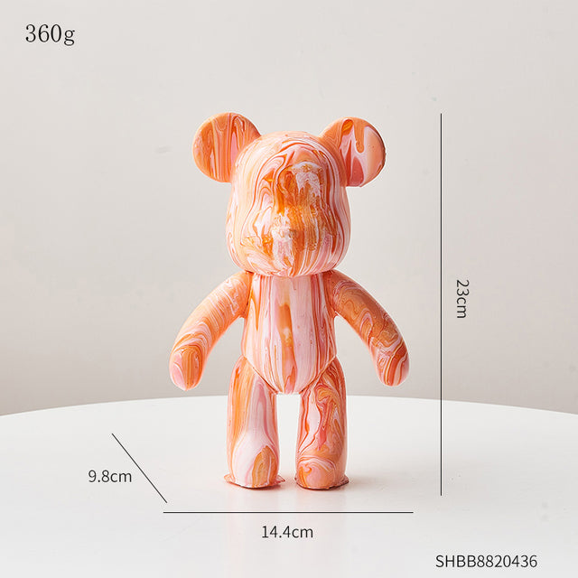 DIY Graffiti Bear Figurine