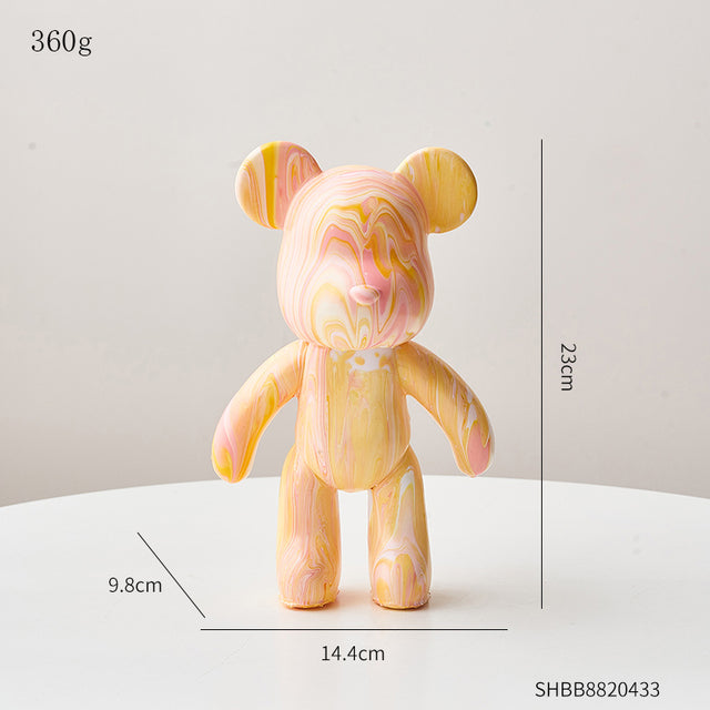 DIY Graffiti Bear Figurine