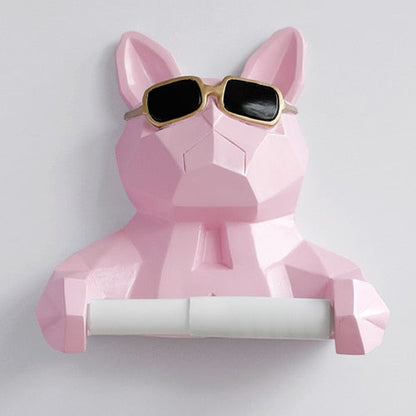 Geometric Animal Toilet Paper Holder