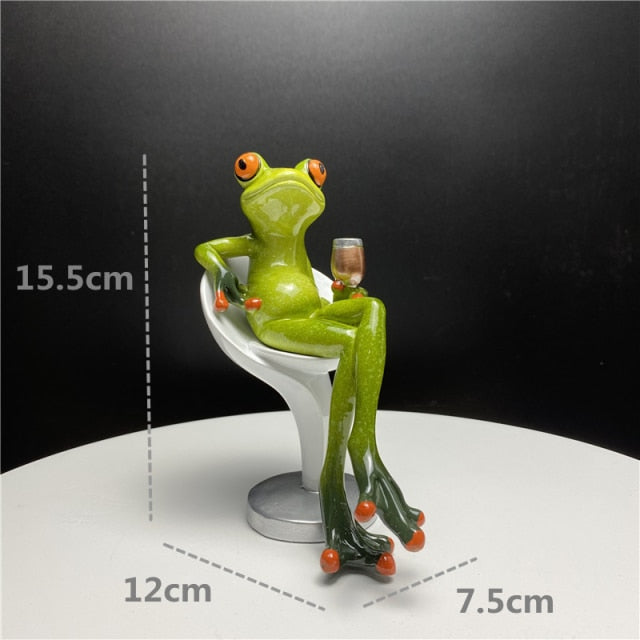 Leggy Frog Figurines