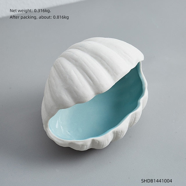 Porcelain Conch Ashtray