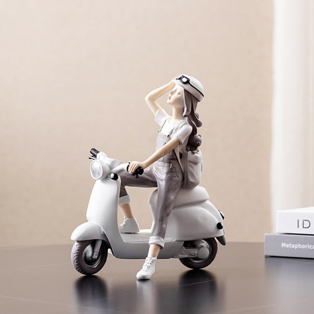 Summer Travel Girls Figurine