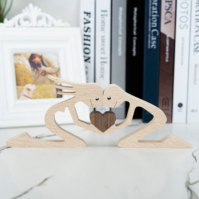 Wooden Lover Figurines