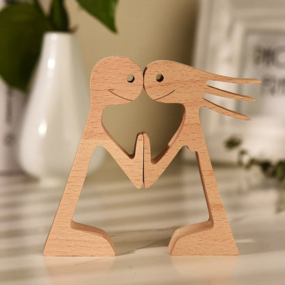 Wooden Lover Figurines