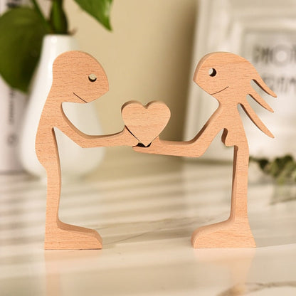 Wooden Lover Figurines