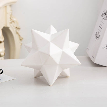 Ceramic Star Shaped Particle Decor