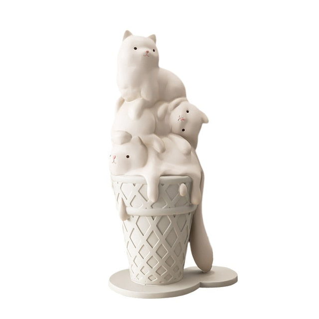 Ice Cream Cat Decor