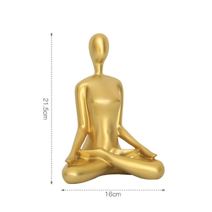 Abstract Yoga Lady Figurines