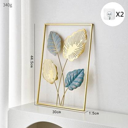 Metal Leaf Wall Decor