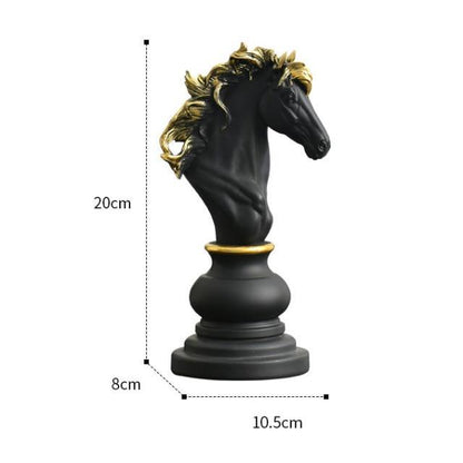 Retro Chess Statue