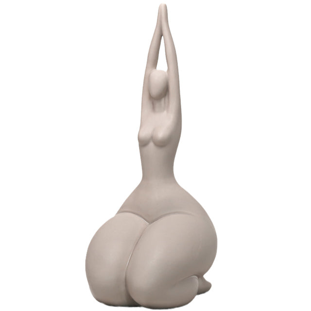 Ceramic Abstract Woman Art Figurine