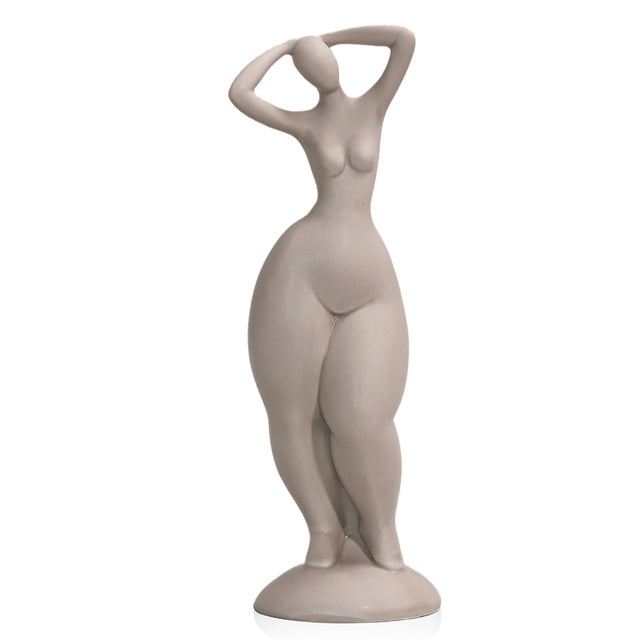 Ceramic Abstract Woman Art Figurine