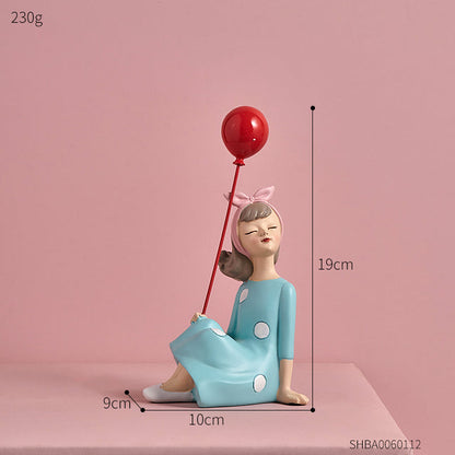 Balloon Girl Wall Decor