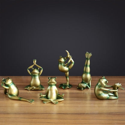 Yoga Frogs Figurines (6pcs)