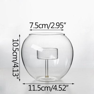 Deluxe Glass Candle Holder