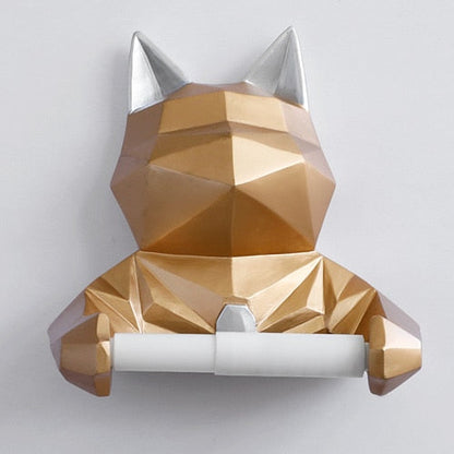 Geometric Animal Toilet Paper Holder