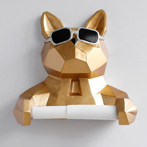 Geometric Animal Toilet Paper Holder