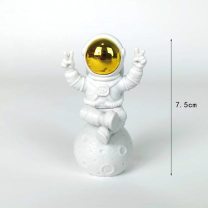 Astronaut on Moon Figurines