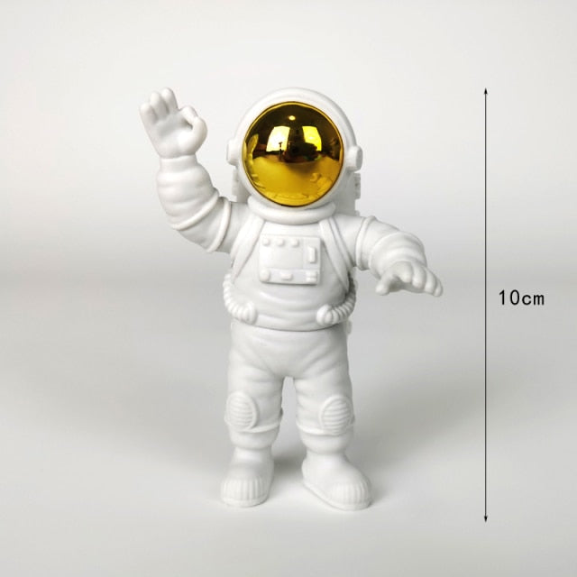 Astronaut on Moon Figurines