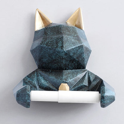 Geometric Animal Toilet Paper Holder