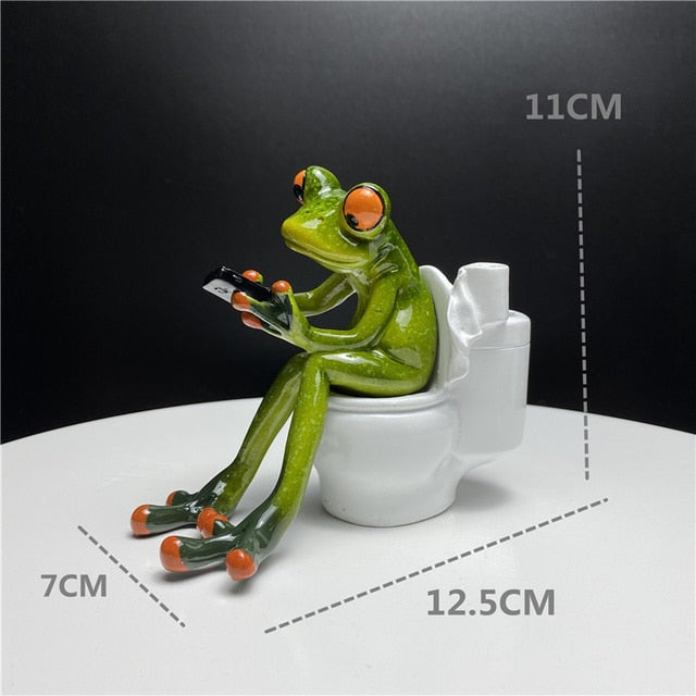 Leggy Frog Figurines