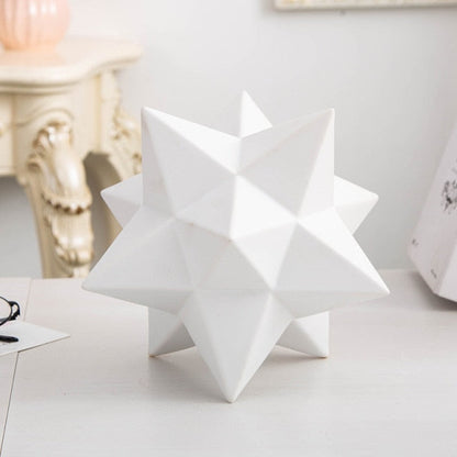 Ceramic Star Shaped Particle Decor