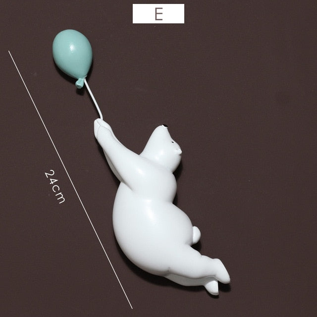 Polar Bear With Flying Balloon