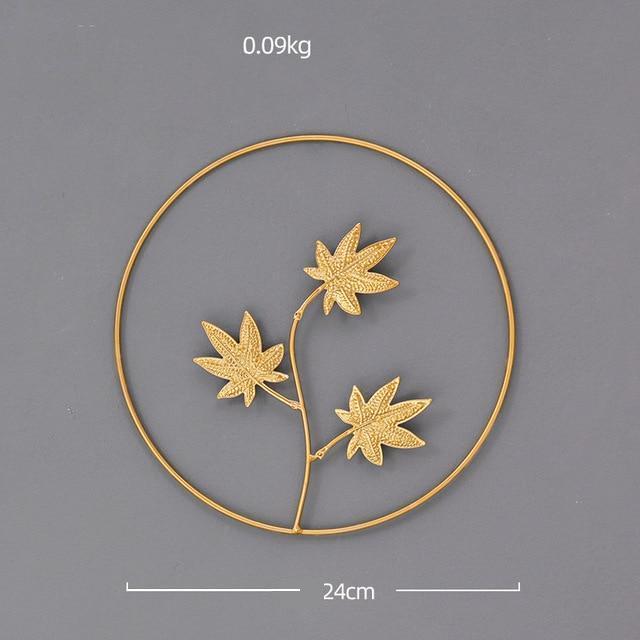 Golden Leaf Wall Decor