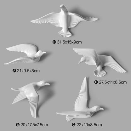 Flock of Doves Wall Decor