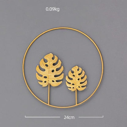 Golden Leaf Wall Decor