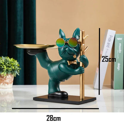 Balancing French Bulldog Tray