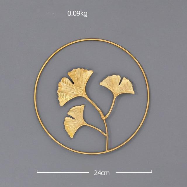 Golden Leaf Wall Decor