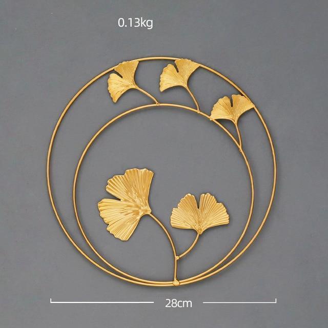 Golden Leaf Wall Decor