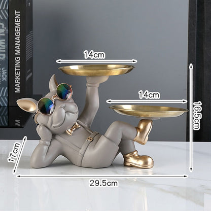 Modern French Bulldog Tray