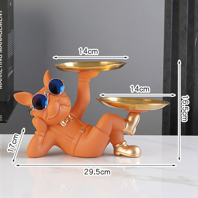 Modern French Bulldog Tray