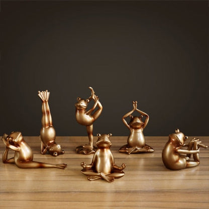 Yoga Frogs Figurines (6pcs)