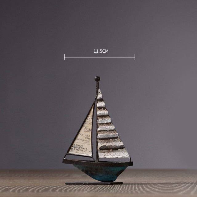 Iron Retro Sailboat