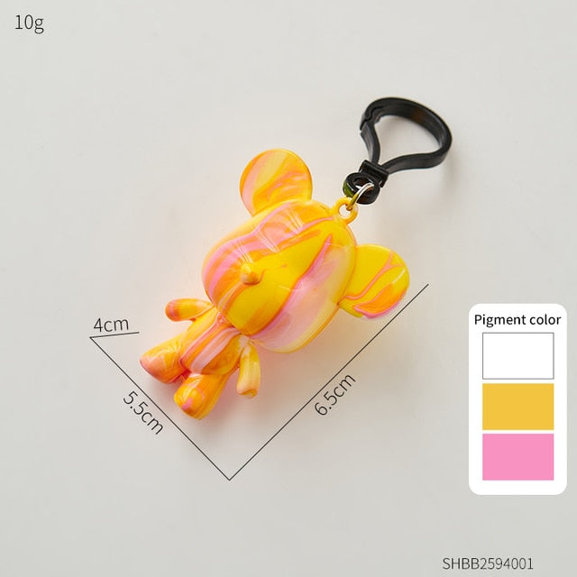 DIY Bear Figurine Keychain