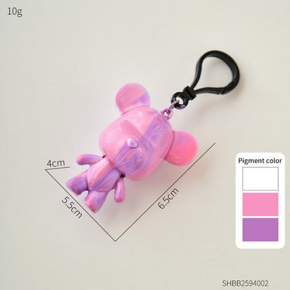 DIY Bear Figurine Keychain